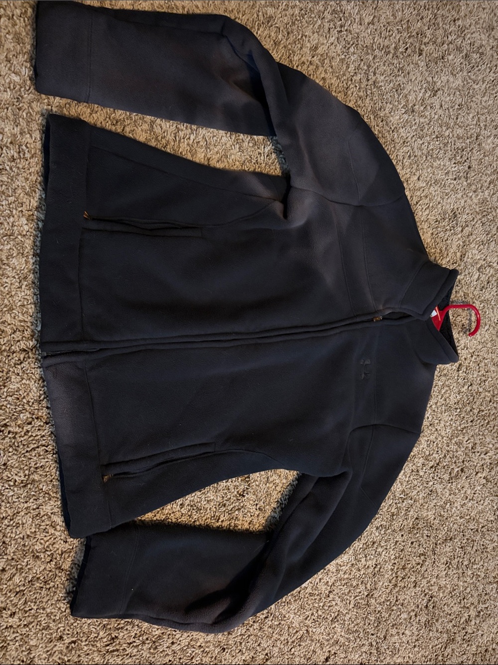 Under Armour Black Full-Zip Fleece Jacket